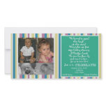 Twins First Birthday Invitation photo cards
