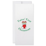 Twins First Christmas rack cards