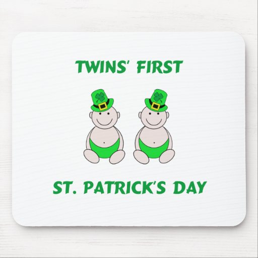 Twins First St. PatrickÃƒâ€¢s Day Mouse Pad