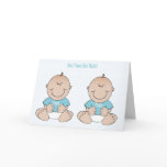 Twins Funny Congratulations Card