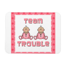 Twins Girls Magnet
