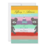 Twins Happy Birthday Teddy Bear Invitation by Rupydetequila Twins Happy Birthday Teddy Bear Invitation