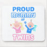 Twin's Mom Mother's Day Twin Girls Mouse Pad