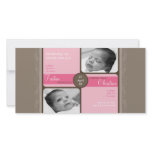 TWINS PHOTO BIRTH ANNOUNCEMENT :: cherished 5L photo cards