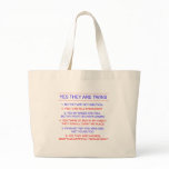 Twins Questions Fraternal bags