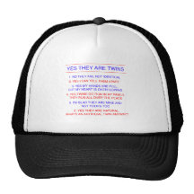 Twins Questions Fraternal Hat