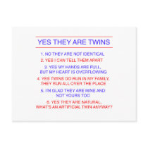 Twins Questions Fraternal