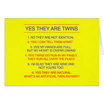 Twins Questions Fraternal Yellow
