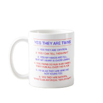 Twins Questions Identical Mug