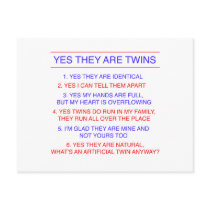 Twins Questions Identical