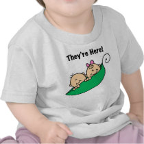 Twins They're Here Tshirt