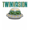 TWINVASION Alien Twins t-shirts