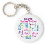 Twirler Collage keychains