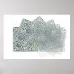 Twirling Patterned Box Posters