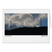 Twirling Turbines Card