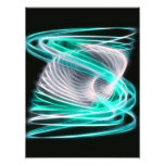 Twisted 1 Aqua Blue Art Photo