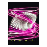 Twisted 1 Hot Pink Personalised Announcements