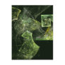 Twisted Balance Abstract Art Postcard