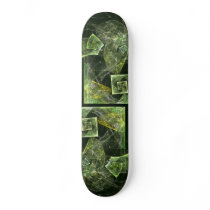 Twisted Balance Abstract Art Skateboard