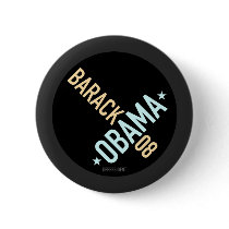 Twisted Barack Obama 08 Button
