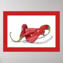 Twisted Chillies Print