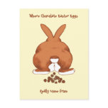 Twisted Easter Bunny Postcard
