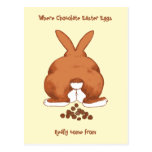 Twisted Easter Bunny Postcard