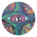 Twisted Eye Oil Painting stickers