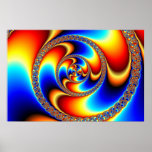 Twisted - Fractal Poster posters