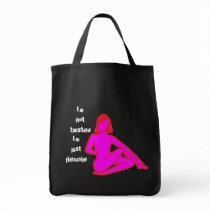 Twisted - Funny Yoga Tote Tote Bags