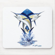 Twisted Marlins Jumping Mouse Mats