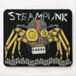Twisted Steampunk Spider Mouse Pad