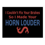 Twisted Wrench - Brakes & Horn Postcards