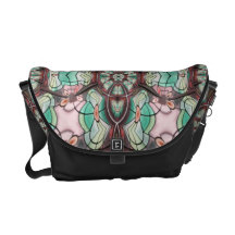 Twisty Fleur Messenger Bag