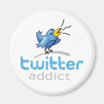 twitter addict refrigerator magnets