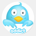 Twitter Addict Sticker
