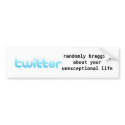 twitter bumper stickers