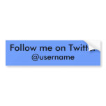 Twitter Bumper Sticker bumper stickers
