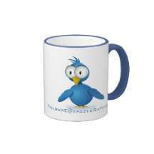 Twitter Follow Me @ Your User Name Coffee Mugs
