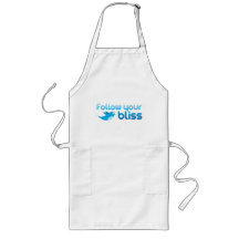 Twitter Follow Your Bliss Inspire Apron