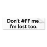Twitter Hashtag bumper sticker bumper stickers