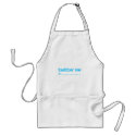 twitter me @ aprons