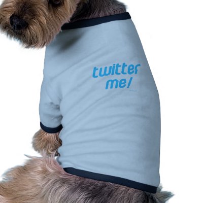twitter me dog t shirt by chrystynen