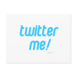 twitter me postcards