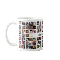 Twitter Mosaic Mug - Customised