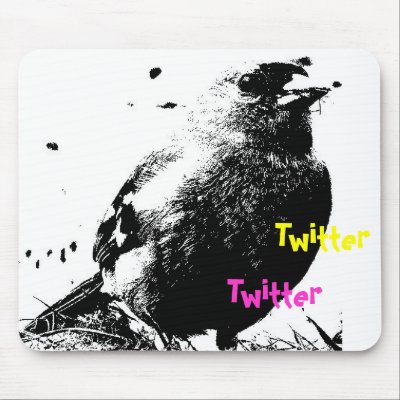 Twitter! Mouse Mat by Petey85