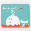 Twitter Mousepad - Fail Whale - Save the Whale