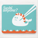 Twitter Mousepad - Stupid Fail Whale - Sushi