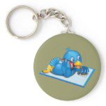 Twitter On The Phone keychains