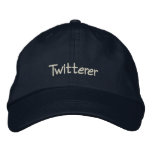 Twitterer Cap / Hat embroidered hats